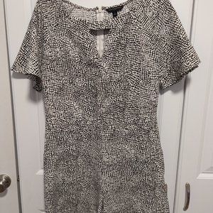 Banana Republic Black & White Romper Size 2